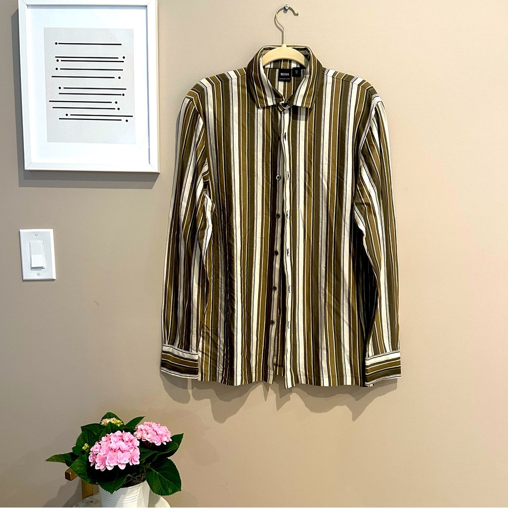 Hugo Boss Striped Men's Button Down
